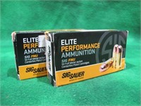 95 ROUNDS SIG SAUER 380 AUTO 100 GR.