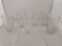 6 COCA COLA GLASSES