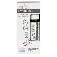 Aura Cacia Lavender Essential Oil Roll-On 3 PACK