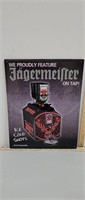 Jagermeister on tap tin sign.  Brand new.  18x13