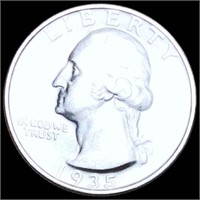 1935-D Washington Silver Quarter UNCIRCULATED