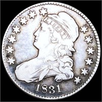 1831 Capped Bust Half Dollar LIGHTLY CIRCULATED