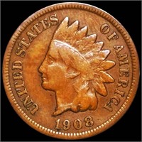 1908-S Indian Head Penny NICELY CIRCULATED
