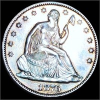 1876 Seated Liberty Half Dollar CHOICE PROOF