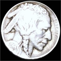 1914-D Buffalo Head Nickel NICELY CIRCULATED