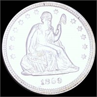 1859 Seated Liberty Quarter UNCIRCULATED