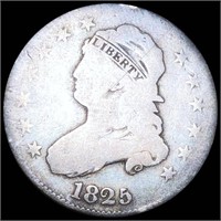 1825 Capped Bust Quarter NICELY CIRCULATED
