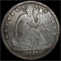1841-O Seated Liberty Half Dollar NICELY CIRC