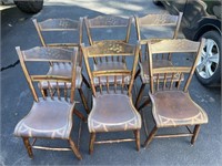 6 VINTAGE CHAIRS
