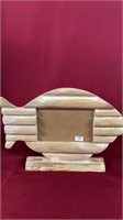 Wooden Fish Picture Frame