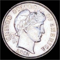 1912-D Barber Silver Dime UNCIRCULATED