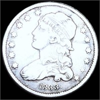 1833 Capped Bust Quarter LIGHTLY CIRCULATED