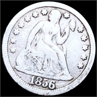 1856 Seated Liberty Dime LIGHTLY CIRCULATED