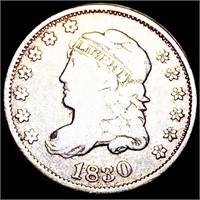 1830 Capped Bust Half Dime NICELY CIRCULATED