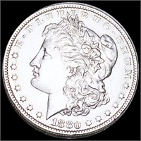 1880-O "MICRO O" Morgan Silver Dollar UNC