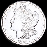1892-O Morgan Silver Dollar CLOSELY UNCIRCULATED