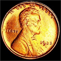 1922-D Lincoln Wheat Penny CLOSELY UNCIRCULATED