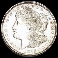 1921-D Morgan Silver Dollar CLOSELY UNCIRCULATED
