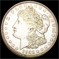 1921-D Morgan Silver Dollar NEARLY UNCIRCULATED