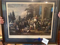 FRAMED COUNTH ELECTION PRINT