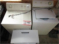 Maytag Dryer & Whirlpool Washer w/ Pedestal-