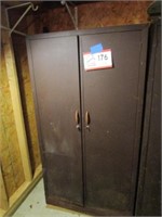 Metal Cabinet-Wardrobe w/ Shelf