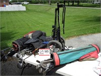 Golf Clubs (3) Sets and Folding Cart