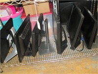 Shelf Lot 6 computer monitors