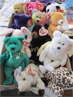 12pc - Ty Beanie Babies & Hard Rock Bear