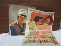 2 John Wayne Posters