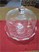 Pedestal Glass Dish with Cover
