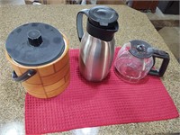 Ice Container, Coffee Carafe