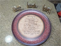 Large Round Decorative Wall "Plate"