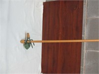 75" Curtain Rod with Garden Tool Embellishments