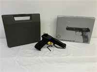 Steyr GB 9mm Para pistol, 5.25" barrel, sn P11003,