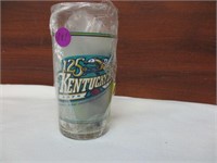125th Derby Glass Full of Lure, Knife & Jewelry