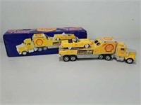 SHELL OIL RACING TRUCK & TRAILER