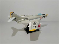 SCALE MODEL NAVY VF 43 PLANE W/ STAND