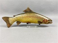 Mike Borrett Hand Carved Cutthroat Trout