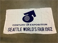 1962 Seattle "Century 21 Exhibition Plaza Flag