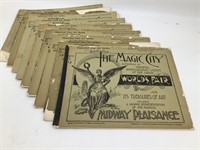 1894 World's Fair "The Magic City" 9 Portfolios