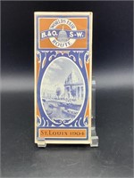 1904 St. Louis World's Fair B. & O. S-W. Route