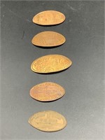 World's Fair Stretched Penny Coins (5)