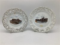 1893 Chicago 2 World's Fair Souvenir Plates