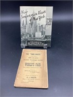 1933 Chicago & 1939 NY World's Fair Guide & Album