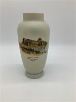 1893 Chicago Fine Arts Bristol Glass Souvenir Vase