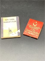 1939 NY World's Fair Flip Motion Book & Matches