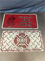 Firefighter License Plates