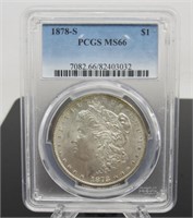 1878 - S Morgan Silver Dollar