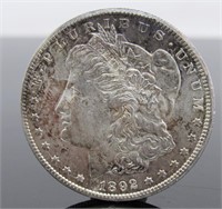 1892- CC Morgan Silver Dollar